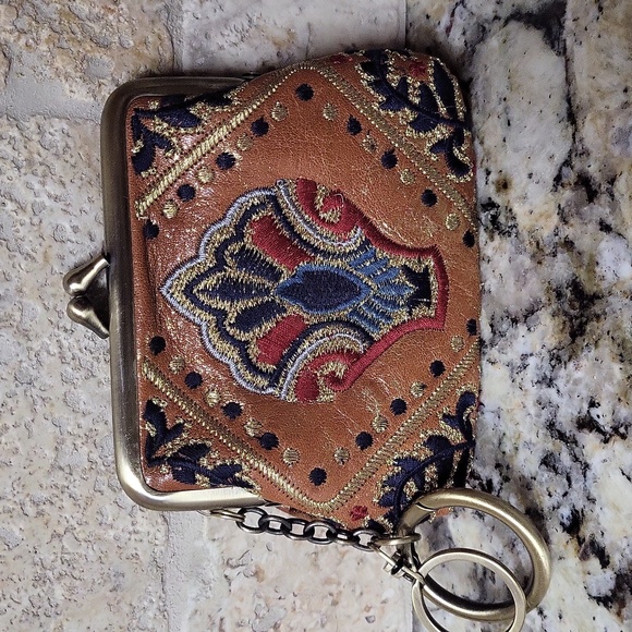 Patricia Nash Provencal Embroidery Coin Purse - Picture 1 of 7